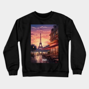 Paris City Art Crewneck Sweatshirt